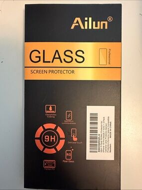 Ailun Black and Gold Glass Screen Protector